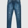 Nudie Jeans Co TIGHT TERRY MENDED DENIM