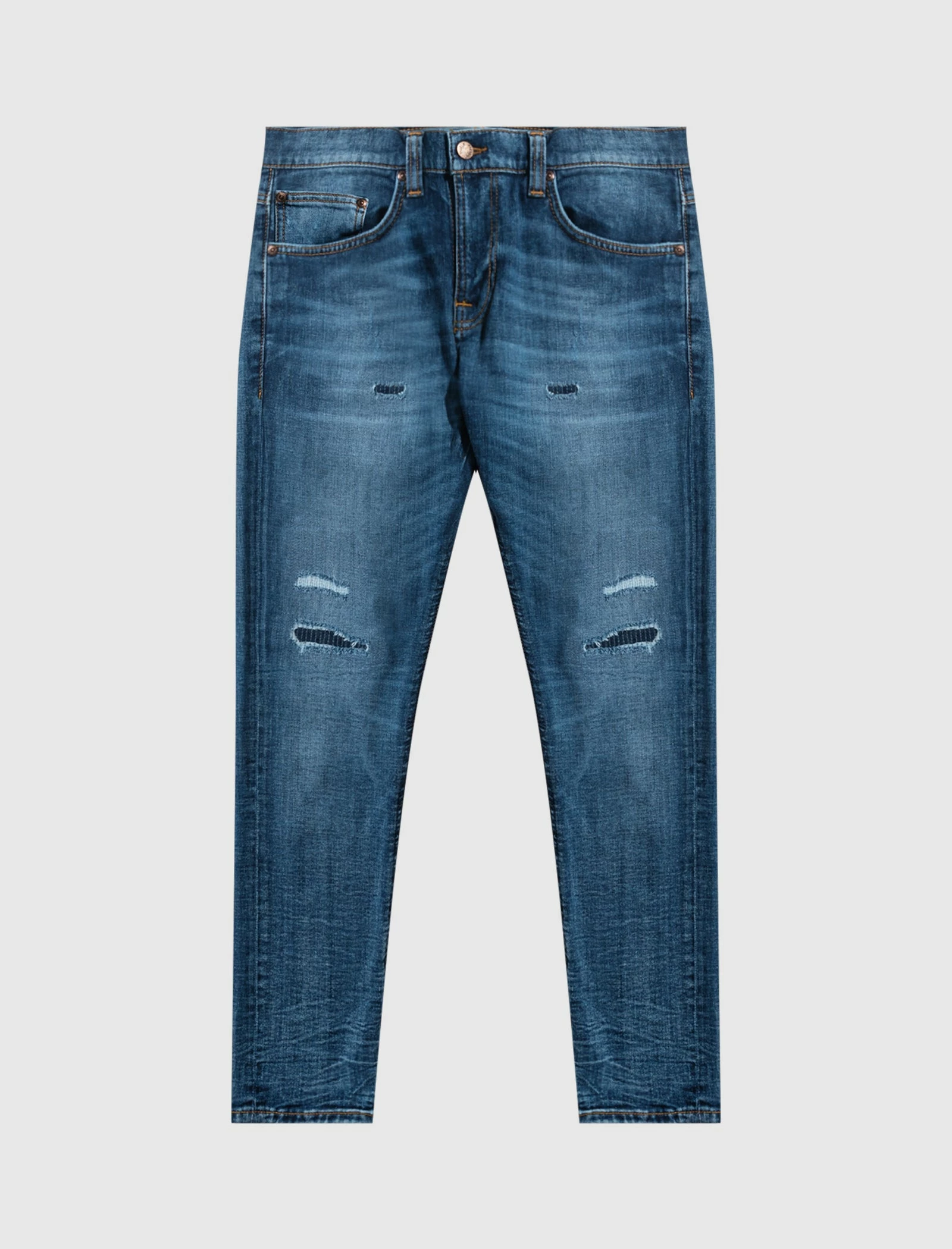 Nudie Jeans Co TIGHT TERRY MENDED DENIM