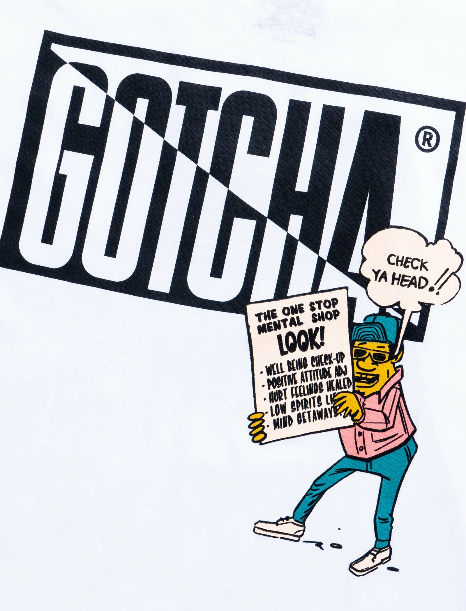 GOTCHA CHECK YA HEAD SHORT SLEEVE TEE - Image 2