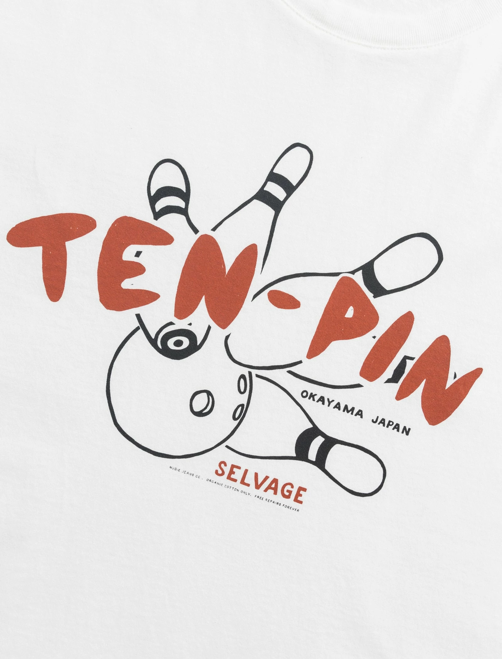 Nudie Jeans Co UNO TEN PIN TEE - Image 2