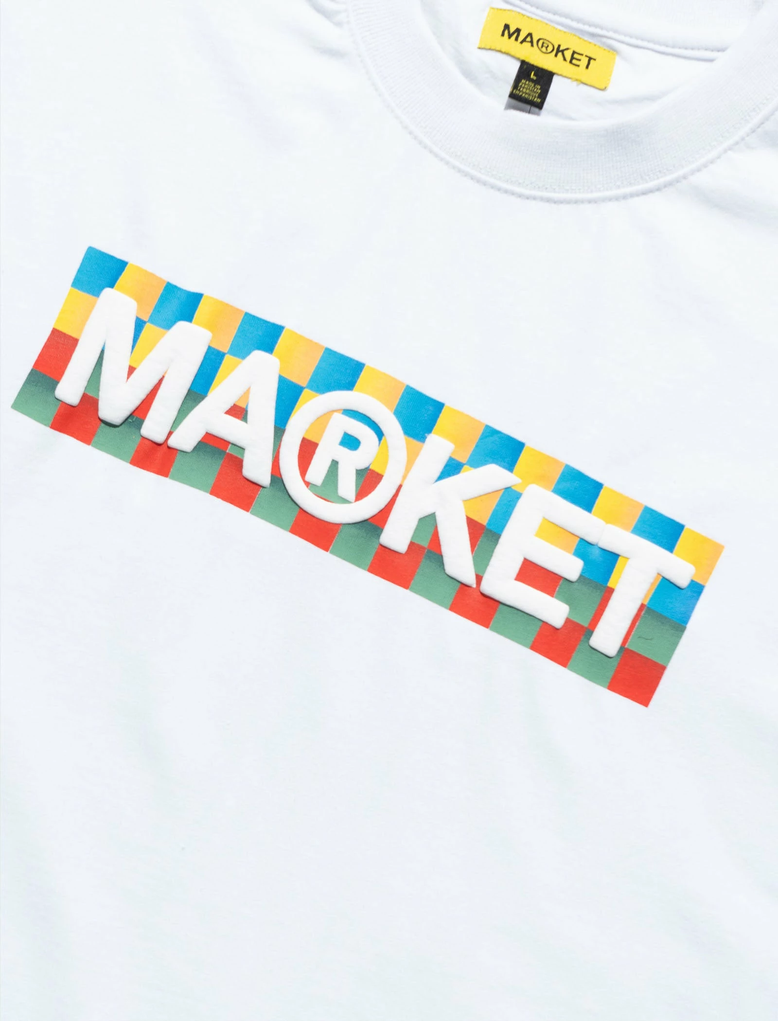 MA®KET CHECKERED BAR LOGO TEE - Image 2