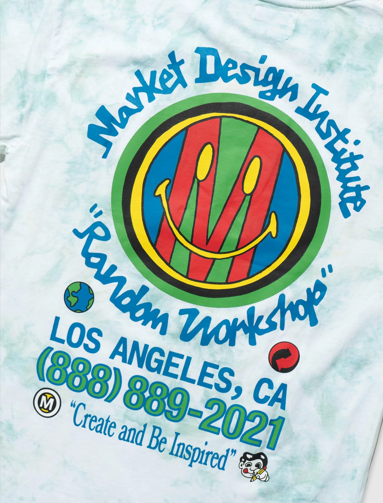 MA®KET SMILEY MARKET DESIGN INSTITUTE TEE - Image 2
