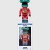 Medicom 2001 SPACE ODYSSEY GREEN HELMET & ORANGE SUIT 1000% BE@RBRICK