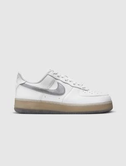 Nike AIR FORCE 1 '07 PRM "WHITE METALLIC"