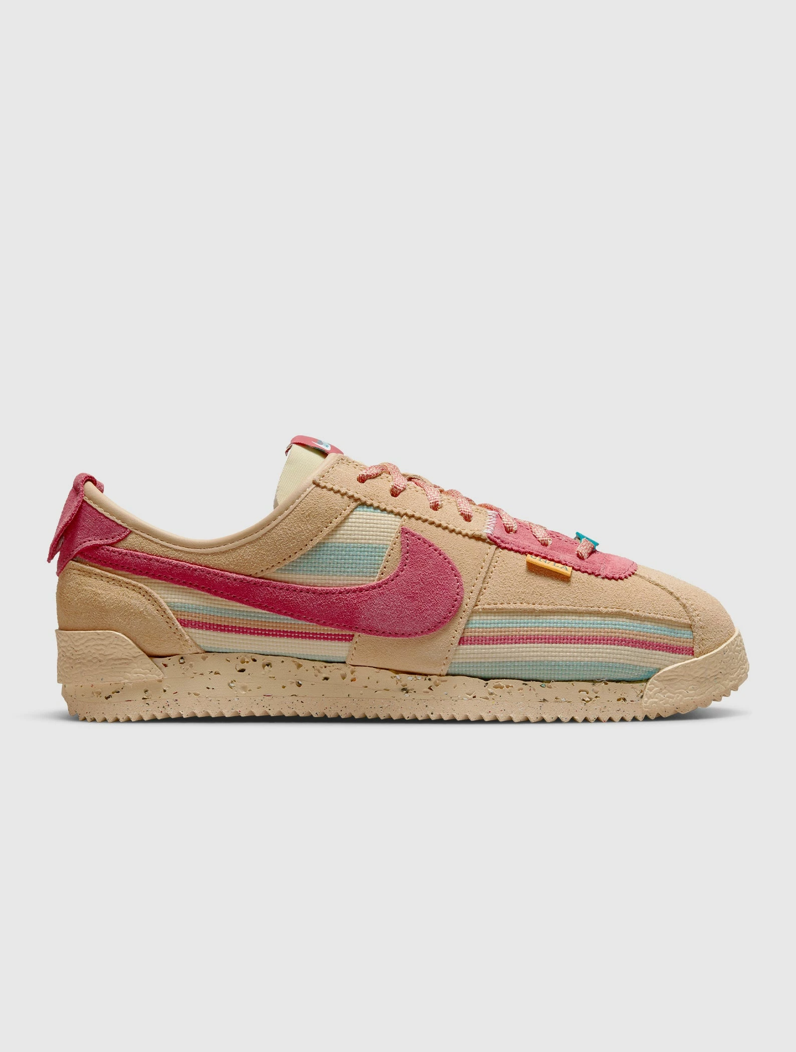 Nike UNION X CORTEZ SP "SESAME/PINK"