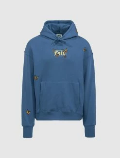 FELT BUTTERFLY HOODIE