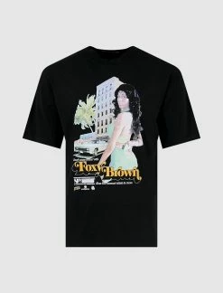 LITTLE AFRICA FOXY BROWN TEE