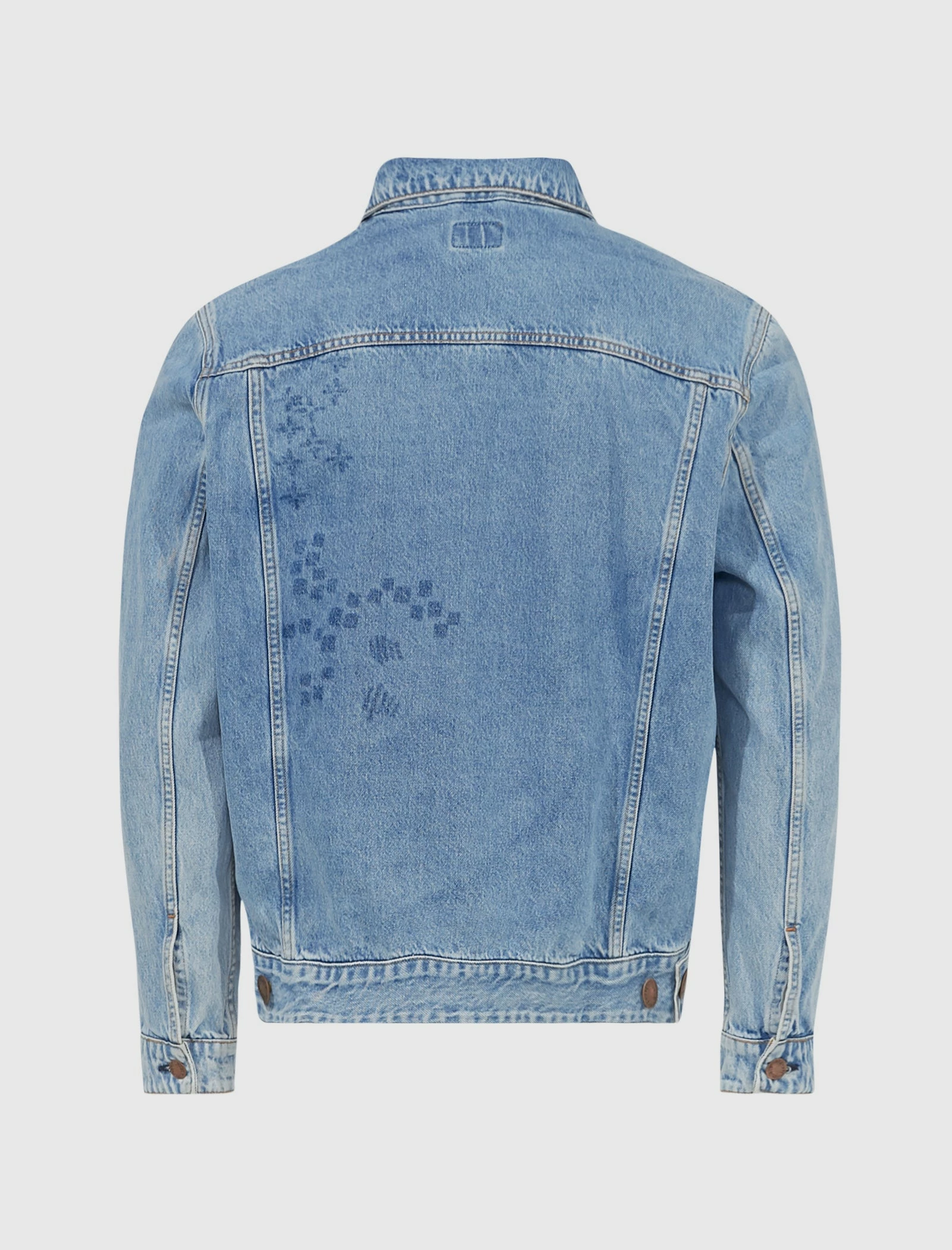 Nudie Jeans Co JERRY BLUE SCRIBBLES JACKET - Image 3
