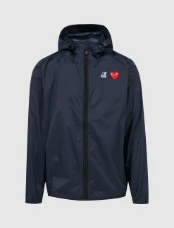 CDG PLAY K-WAY HOODIE