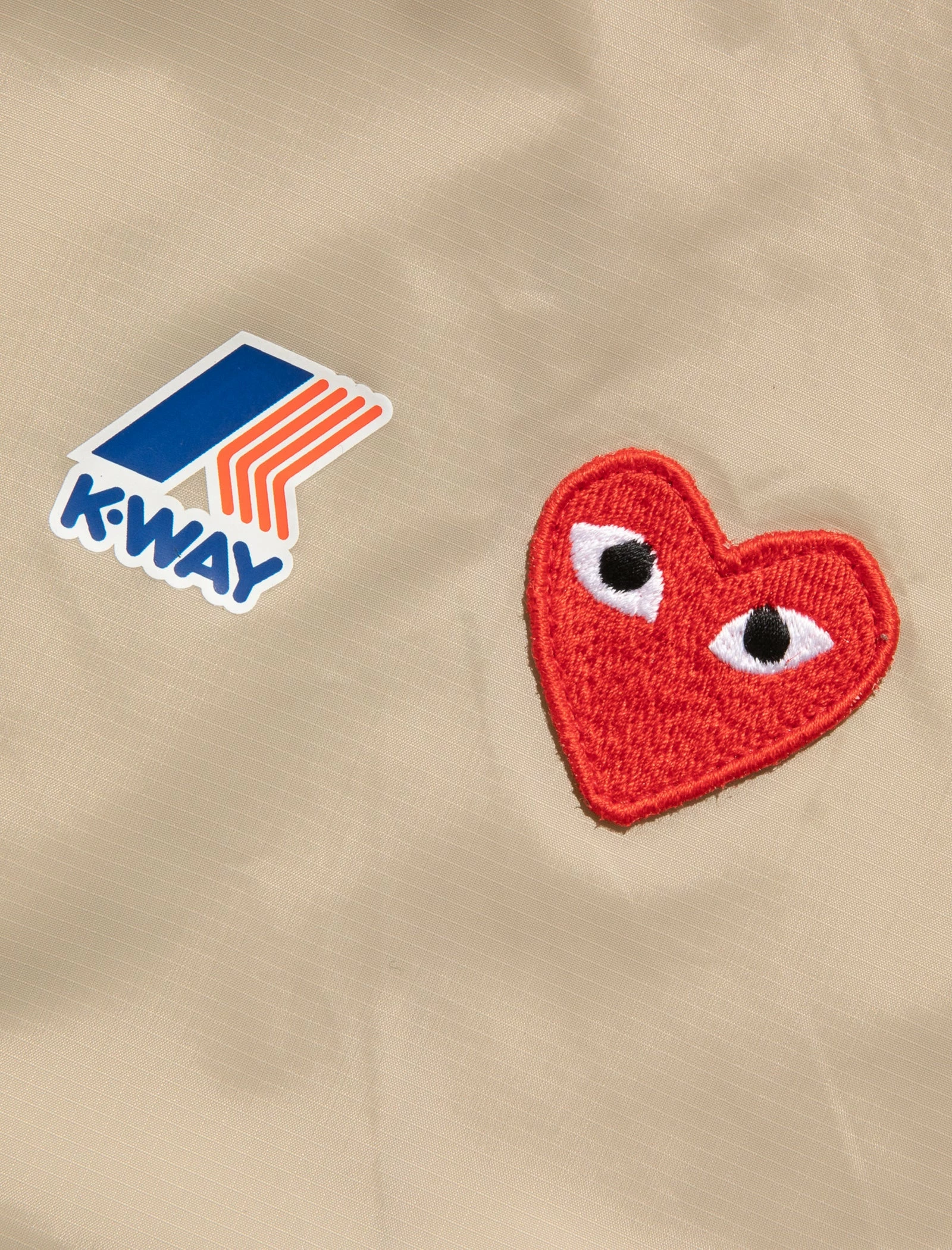 CDG PLAY K-WAY HOODIE HALF-ZIP - Image 2