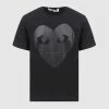 CDG PLAY BIG HEART SHORT SLEEVE TEE