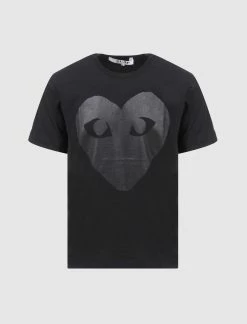 CDG PLAY BIG HEART SHORT SLEEVE TEE
