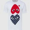 CDG PLAY POLKA DOT SHORT SLEEVE TEE