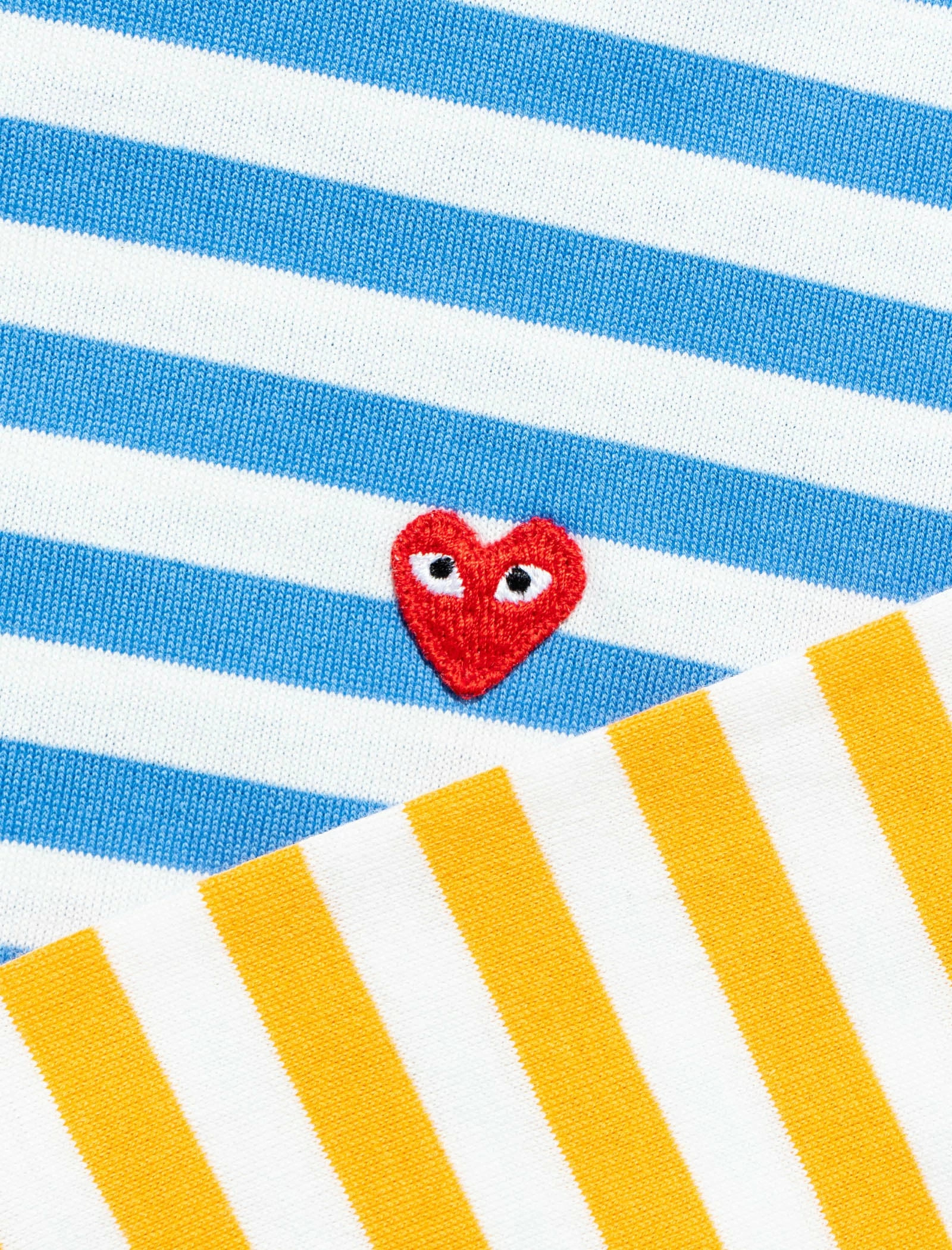 CDG PLAY BI-COLORED TEE - Image 2