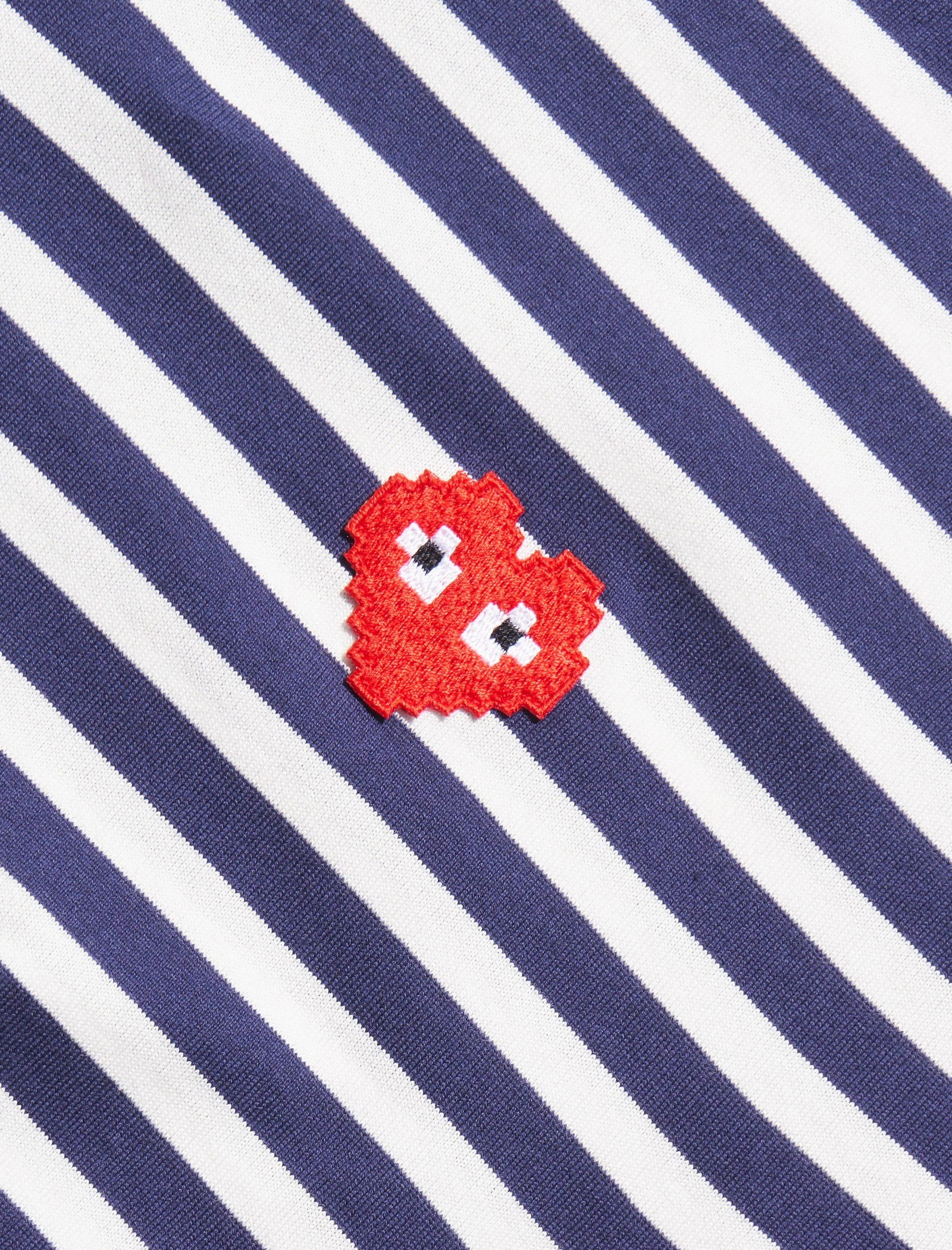 CDG PLAY STRIPED LONG SLEEVE TEE - Image 2