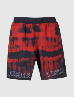 Pleasures TEETH WORKOUT SHORTS