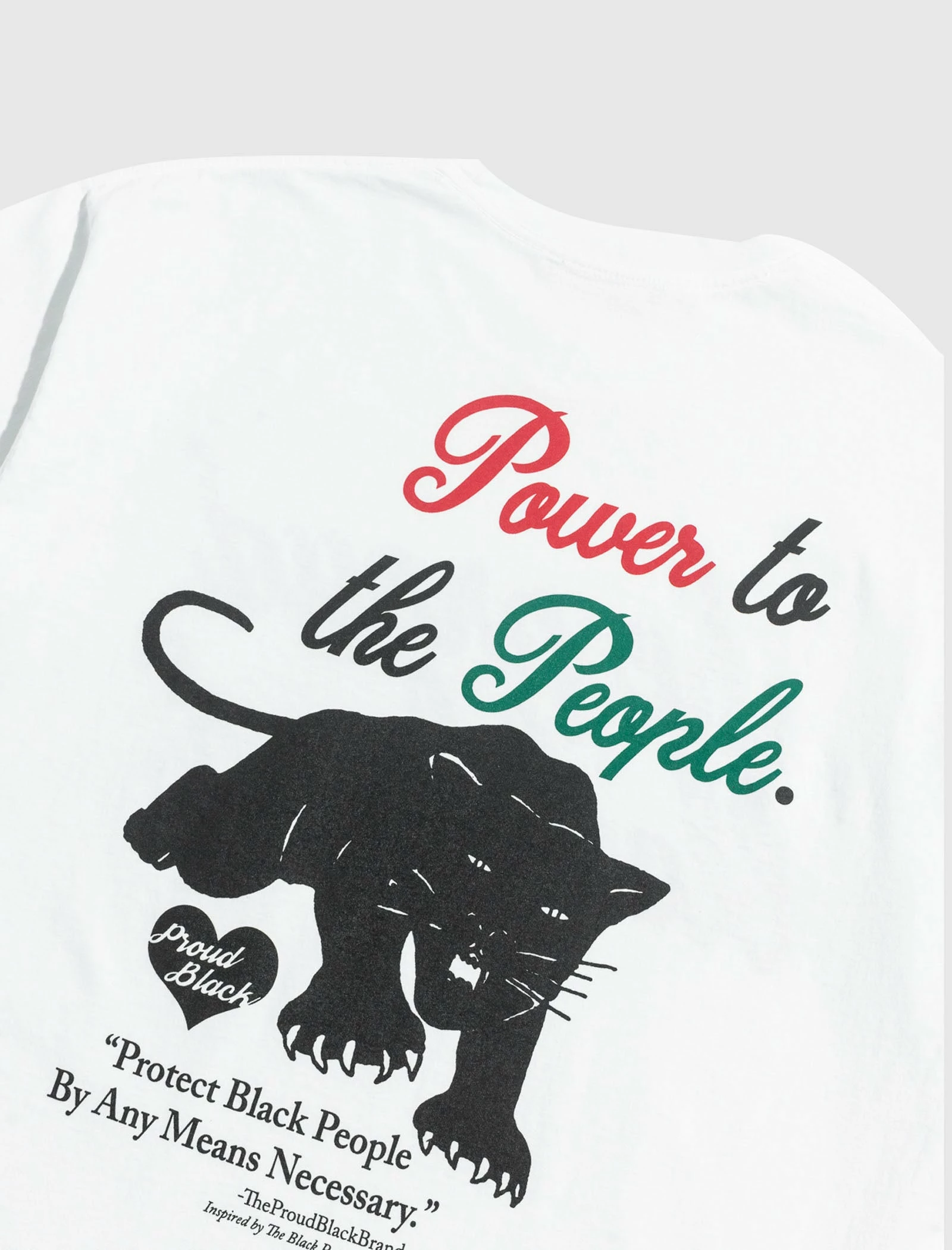 PROUD BLACK POWER 2 THE PEOPLE TEE - Image 2