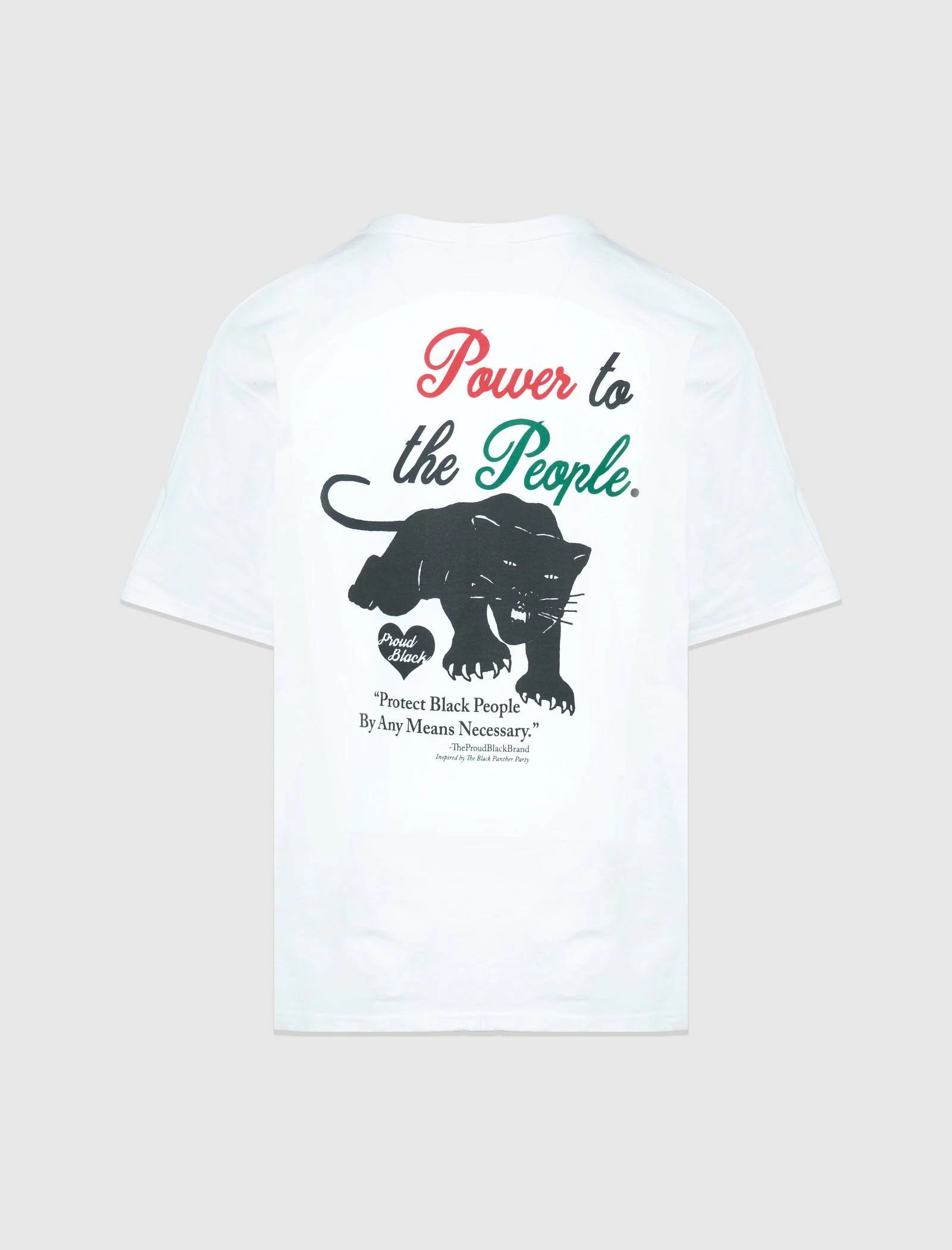 PROUD BLACK POWER 2 THE PEOPLE TEE - Image 3