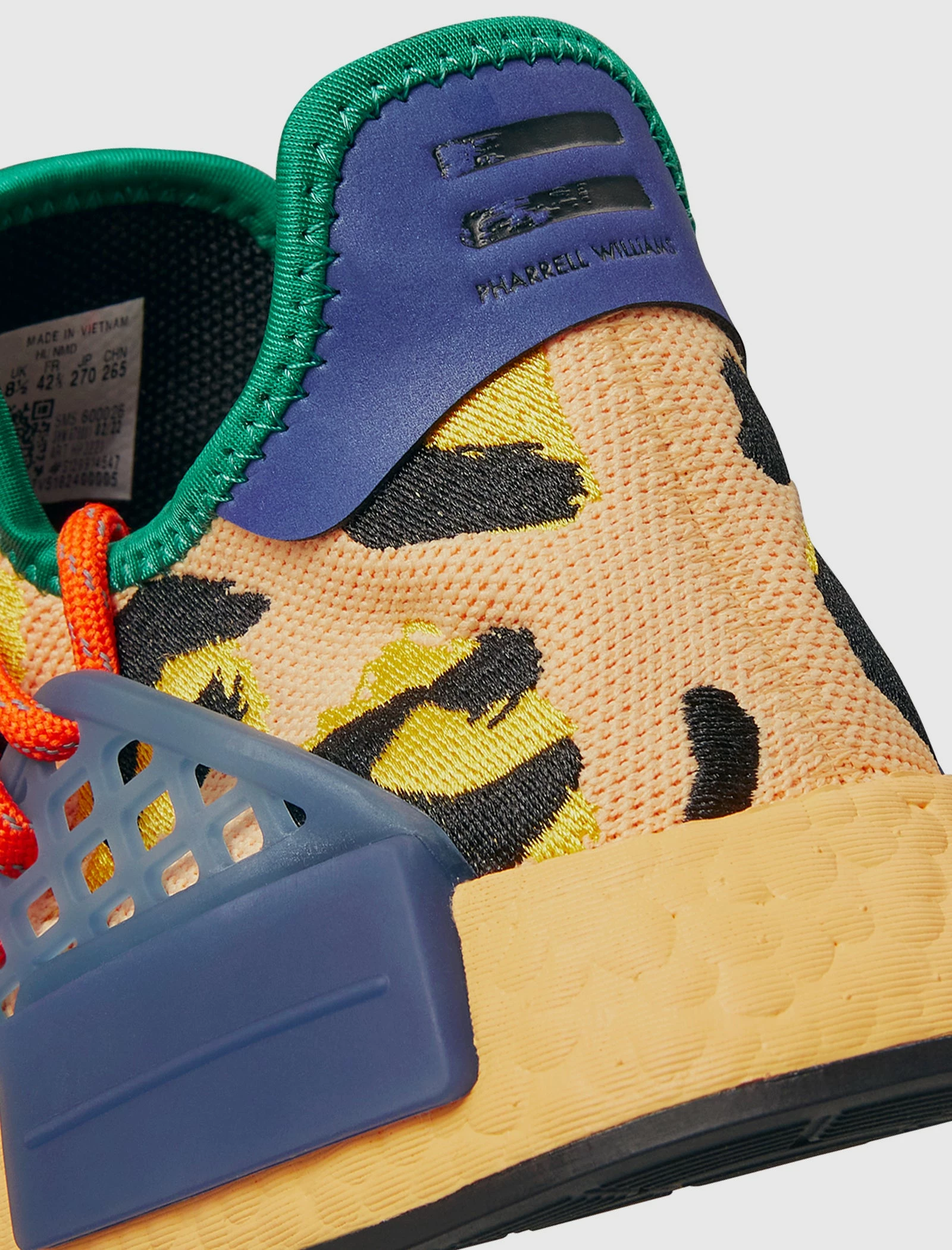 ADIDAS PHARRELL WILLIAMS HU NMD "ANIMAL PRINT" - Image 3