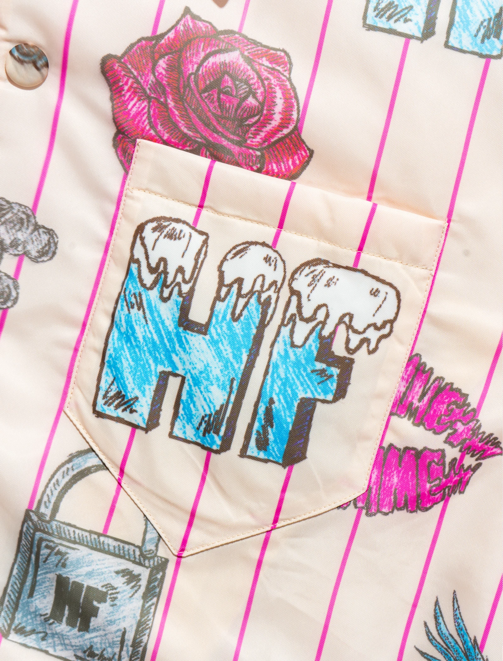 HOMME FEMME DOODLE PUFFER SHIRT - Image 2